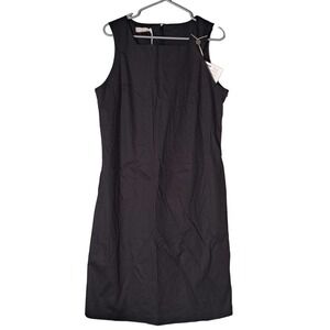 Stefanel NWT Black Sleeveless Career dress Plus Size 16